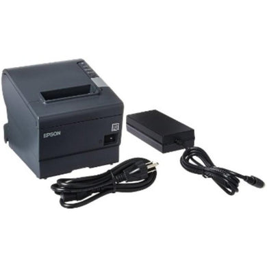 Epson TM-T88V Receipt Printer, Dark Gray with USB, Parallel Interfaces, Power Supply Included