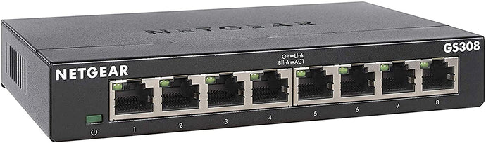 NETGEAR 8-Port Gigabit Ethernet Unmanaged Switch (GS308)