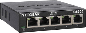 NETGEAR 5-Port Gigabit Ethernet Unmanaged Switch (GS305)