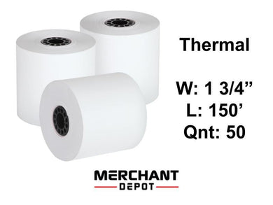 Receipt Paper Thermal BPA Free 1-3/4