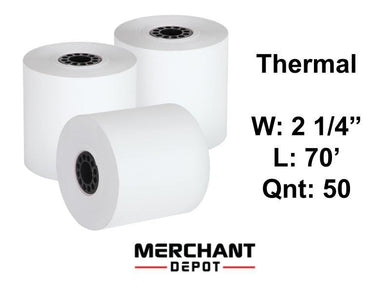 Receipt Paper Thermal BPA Free 2-1/4