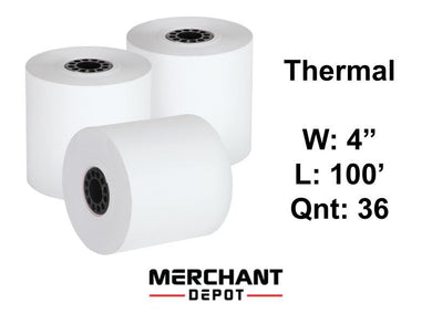 Zebra Genuine Receipt Paper Receipt Paper- 10006224 Thermal BPA Free 4