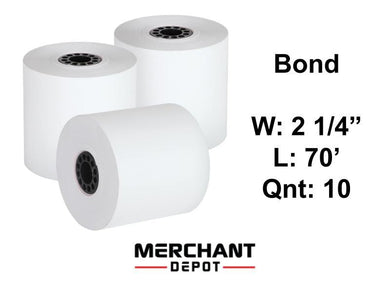 Receipt Paper 2 Ply Bond paper 2-1/4