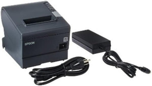 Epson TM-T88V Receipt Printer, Dark Gray with USB, Parallel Interfaces, Power Supply Included