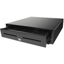 VAL-u Line 16"X16" Cash Drawer, Color: Black with 24 Volt, 2 Slot and 8 Coin 5 Bill, (requires cable - see accessories tab)