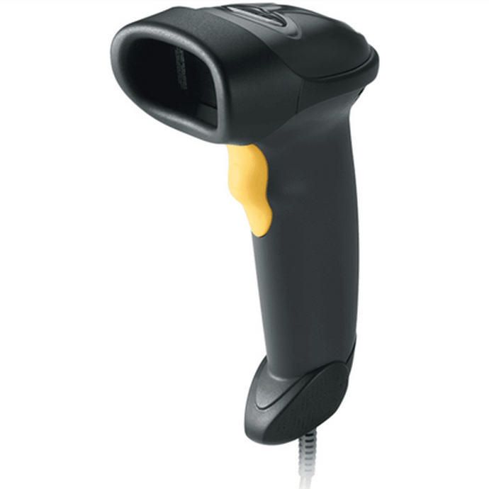Zebra LS2208 Barcode Scanner with USB Cable, No Stand - Select Color